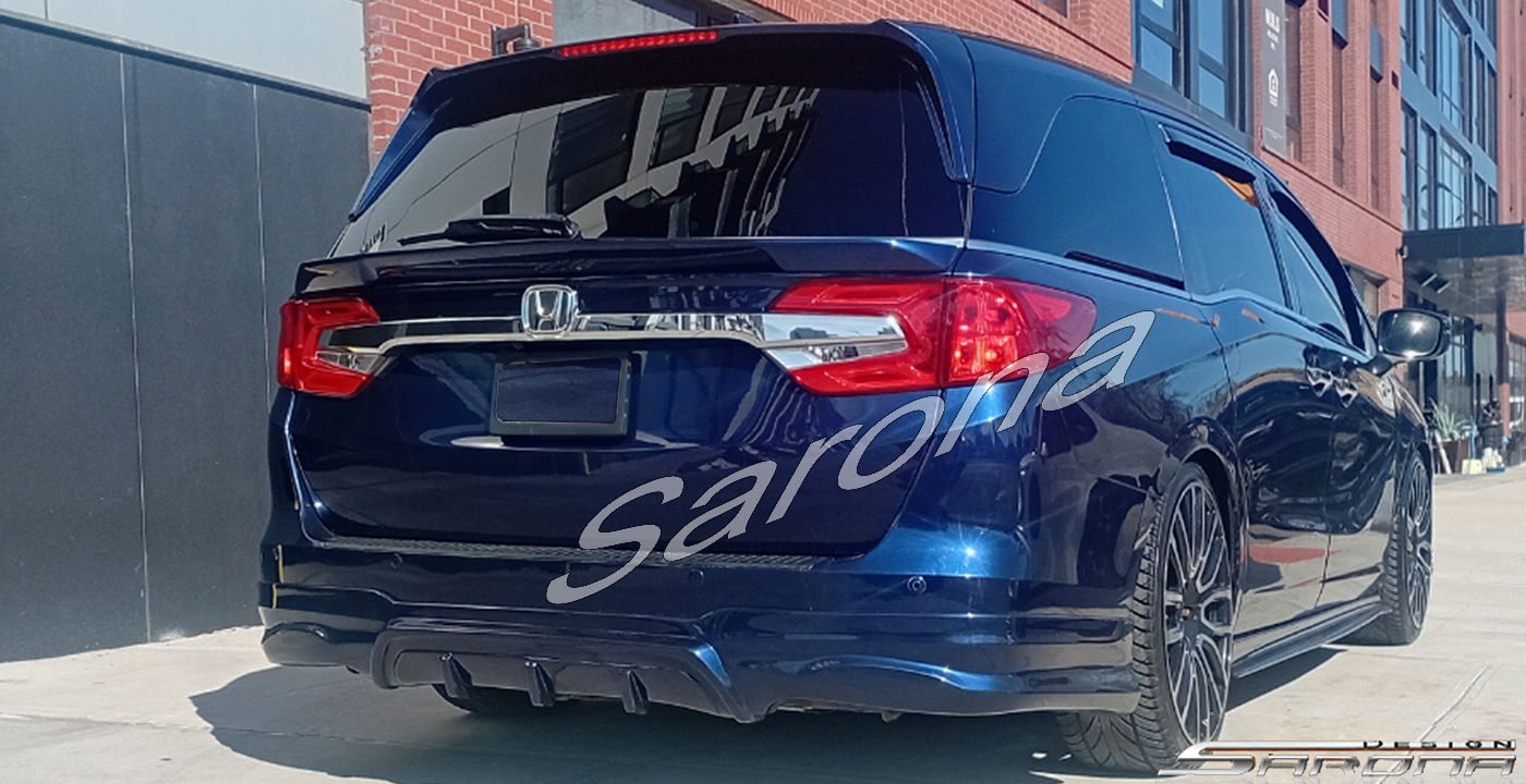 Custom Honda Odyssey  Mini Van Rear Lip/Diffuser (2018 - 2023) - $890.00 (Part #HD-012-RA)